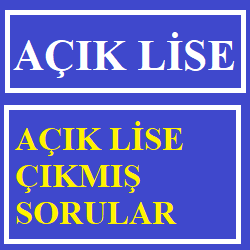 Turk Dili Ve Edebiyati 8 Sinav Sorulari 548 Acik Lise Sinav Sorulari
