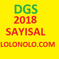DGS 2018 Sayısal