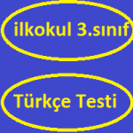 Türkçe 3.sınıf Testi