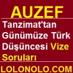 Tanzimattan Günümüze Türk Düşüncesi Vize Soruları