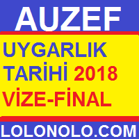 UYGARLIK TARİHİ 2018 vize final