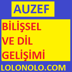 bilişsel dil gelişimi