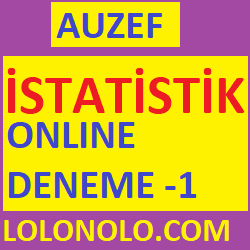 istatistik Online deneme -1