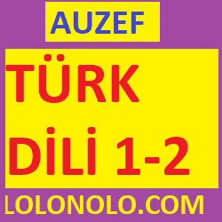 türk dili 1-2