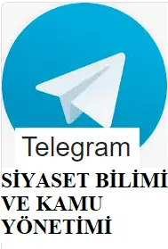 Telegram Siyaset Bİlimi ve Kamu Yönetimi