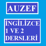 Auzef İngilizce 1 ve 2, Auzef İngilizce 