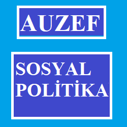 Auzef Sosyal Politika
