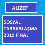 Sosyal Tabakalaşma 2019 Final