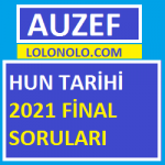 Hun Tarihi 2021 Final Soruları