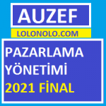 Pazarlama Yönetimi 2021 Final
