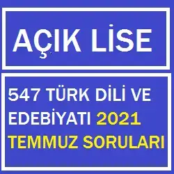 547 turk dili ve edebiyati cikmis sorular ogrenme yonetim sistemi