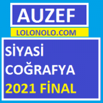 Siyasi Coğrafya 2021 Final