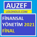 Finansal Yönetim 2021 Final