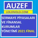 Sermaye Piyasaları ve Finansal Kurumlar Yönetimi 2021 Final