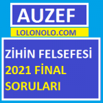 Zihin Felsefesi 2021 Final
