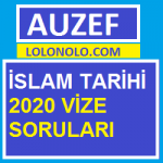 İslam Tarihi 2020 Vize