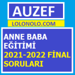 Anne Baba Eğitimi 2021-2022 Final