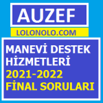 Manevi Destek Hizmetleri 2021-2022 Final