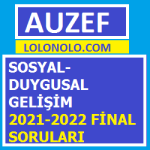 Sosyal - Duygusal Gelişim 2021-2022 Final