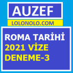 Roma Tarihi 2021 Vize Deneme-3