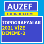Topografyalar 2021 Vize Deneme-2