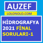 Hidrografya 2021 Final Soruları-1
