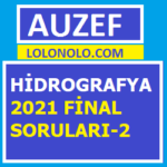 Hidrografya 2021 Final Soruları-2