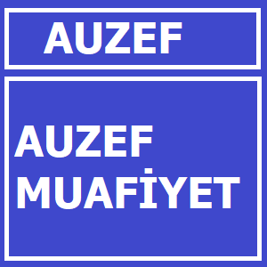 Auzef Muafiyet