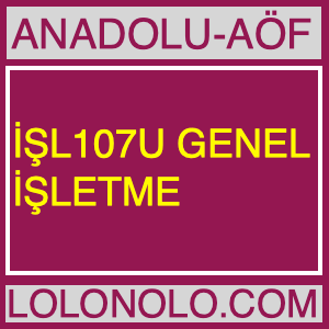 ISL107U Genel İşletme