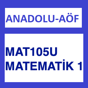 MAT105U Matematik 1