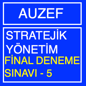 Stratejik Yönetim Final Deneme Sınavı -5