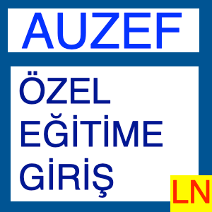 AUZEF Özel Eğitime Giriş