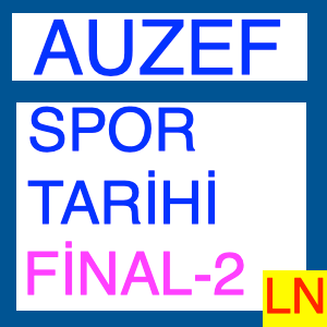 Auzef Spor Tarihi Final Deneme Sınavı -2