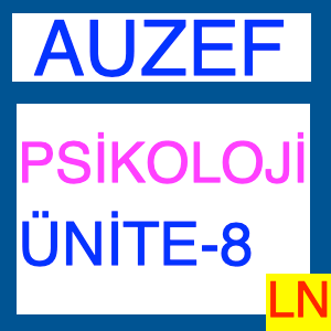 Psikoloji Ünite -8, Psikoloji Bellek