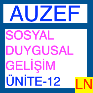 Auzef Sosyal Duygusal Gelişim Ünite -12- Oyun Temelli Etkinlik Örnekleri 