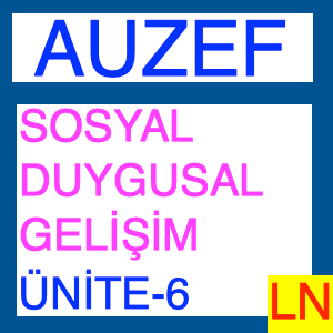 Auzef Sosyal Duygusal Gelişim Ünite -6- Duygusal Gelişimin Temelleri