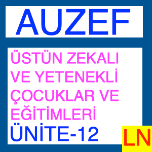 Auzef Üstün Zekâlı Ve Yetenekli Çocuklar Ve Eğitimleri Ünite -12, Üstün Zekalı Ve Yeteneklilerde Yaratıcılığın Keşfi ve Geliştirilmesi