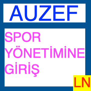 Auzef Spor Yönetimine Giriş