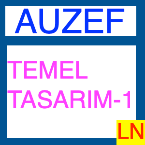 Auzef Temel Tasarım -1