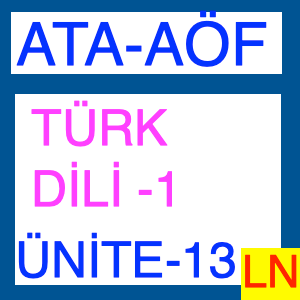 Ata-Aöf Çıkmış Sorular, Atatürk Üniversitesi Açık ve Uzaktan Eğitim Fakültesi, Cümle Çeşitleri