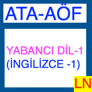 Ata Aöf - Yabancı Dil 1 , İngilizce