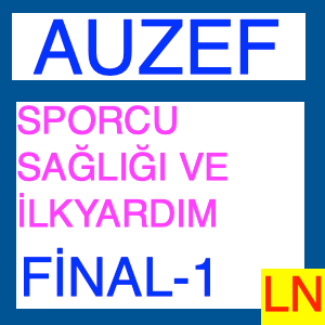 Sporcu Sağlığı Ve İlkyardım Final Deneme Sınavı -1