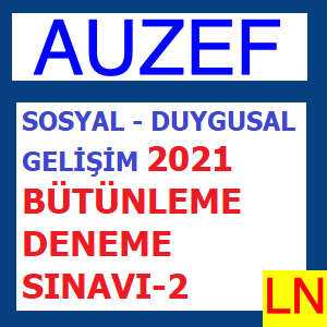 Sosyal – Duygusal Gelişim 2021 Bütünleme Deneme Sınavı-2