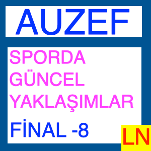 Auzef Sporda Güncel Yaklaşımlar Final Deneme Sınavı -8