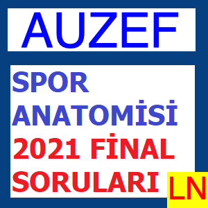 Spor Anatomisi 2021 Final Soruları