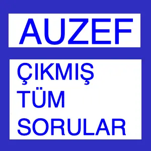 Auzef Çıkmış Sorular 2023