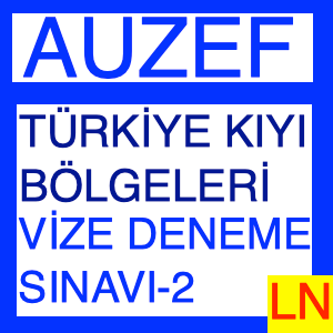 Türkiye Kıyı Bölgeleri Vize Deneme Sınavı -2