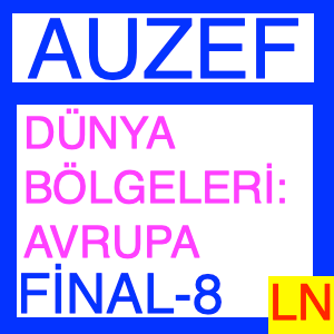 Auzef Dünya Bölgeleri Avrupa Final Deneme Sınavı -8