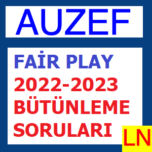 Fair Play 2022-2023 Bütünleme Soruları