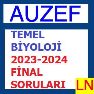 Temel Biyoloji 2023-2024 Final Soruları